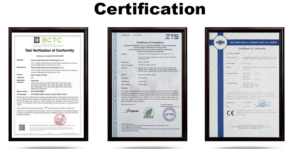 Certified by ZT5 and BCTC, optical character recognition may contain errors.