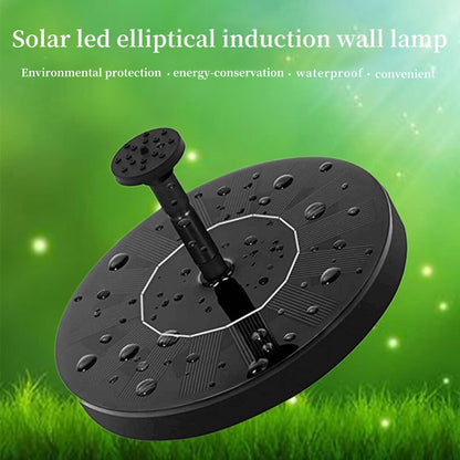 Mini Solar Water Fountain Pool Pond - Waterfall Fountain Garden Decoration Outdoor Bird Bath Solar Powered Fountain Floating Water