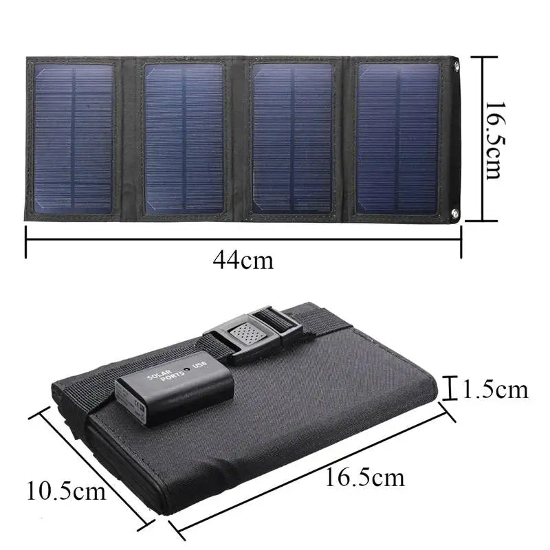 160W Foldable Solar Panel, Features: 1.