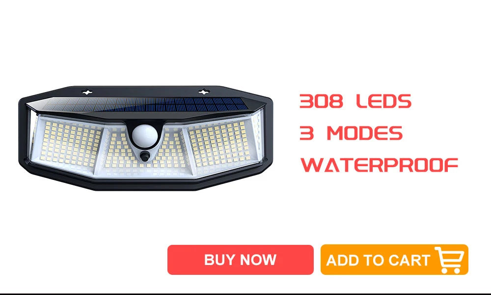 230 LED Solar Outdoor Garden Light,