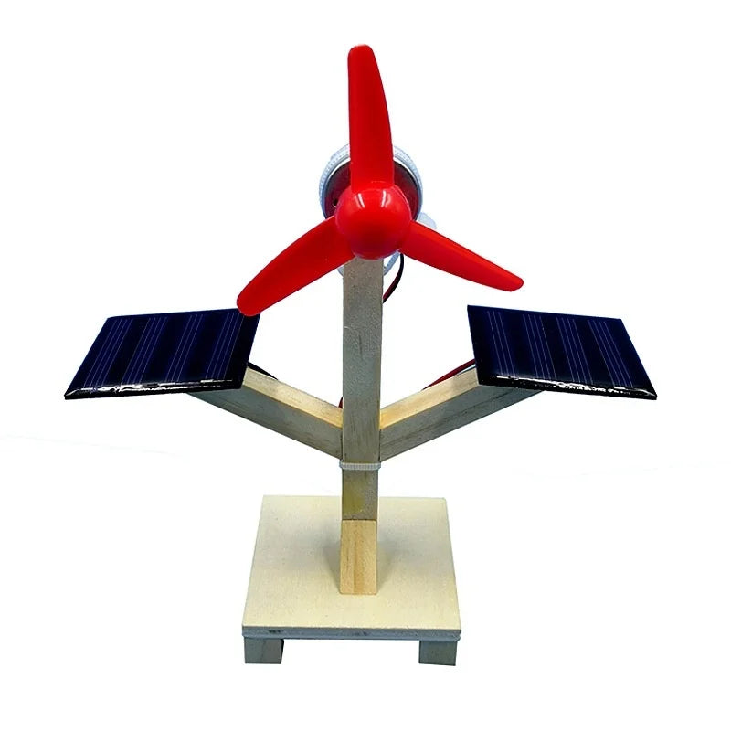 DIY Toy, Solar fan generator kit for kids, ages 12+, with CE certification.