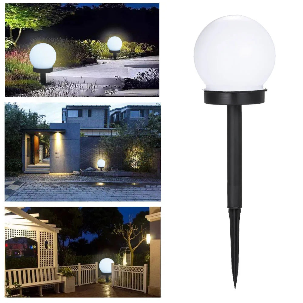 2/4/8pcs LED Solar Garden Light, LED solar-powered garden lights for pathways, lawns, and driveways, waterproof and perfect for illuminating your outdoor space.