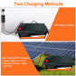 Nouvelle batterie LiFePO4 24 V 100 Ah 120 Ah - Batterie BMS LiFePO4 intégrée 25,6 V pour système d'alimentation solaire RV House Trolling Tax Free