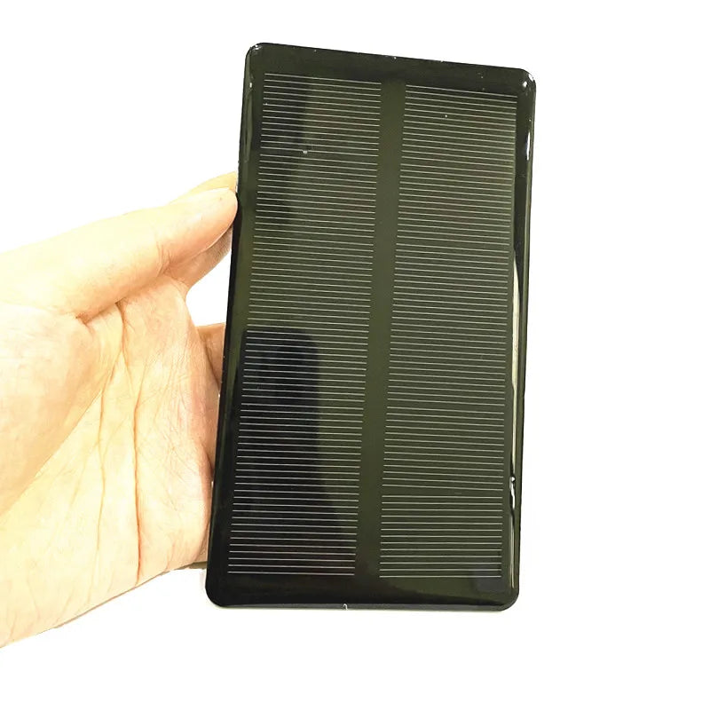Mini 6V 210mA 1.25W  Solar Panel, Solar charge settings: max 0.99A, 6V recommended input (min 4.4V)