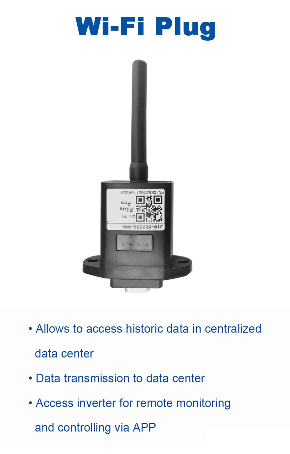 Monitor and control off-grid solar power systems remotely with this module's centralized data center access.