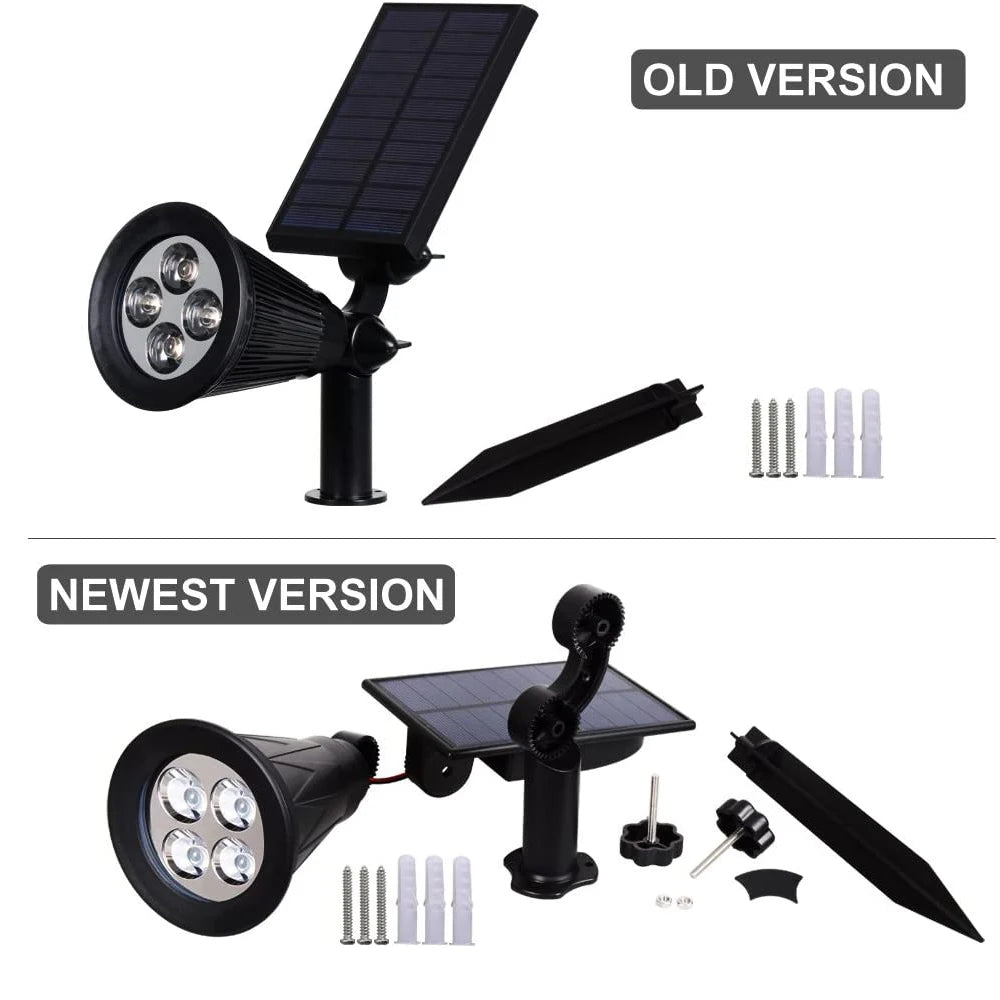 T-SUN 1/2/4 Packs Green Led Solar Light, Turn on lamp and place it where it receives most sunlight.