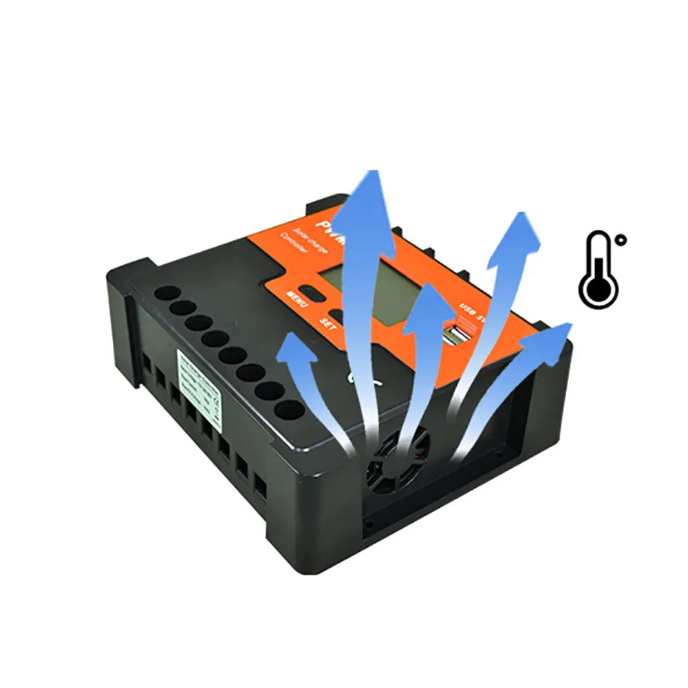 FT series solar charge controller with customizable specifications, smart device capabilities and CE certification.