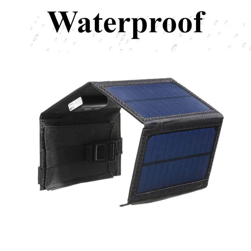 160W Foldable Solar Panel, Portable foldable solar panel charger for devices, waterproof, and powering phones, PCs, cars, RVs, and boats.
