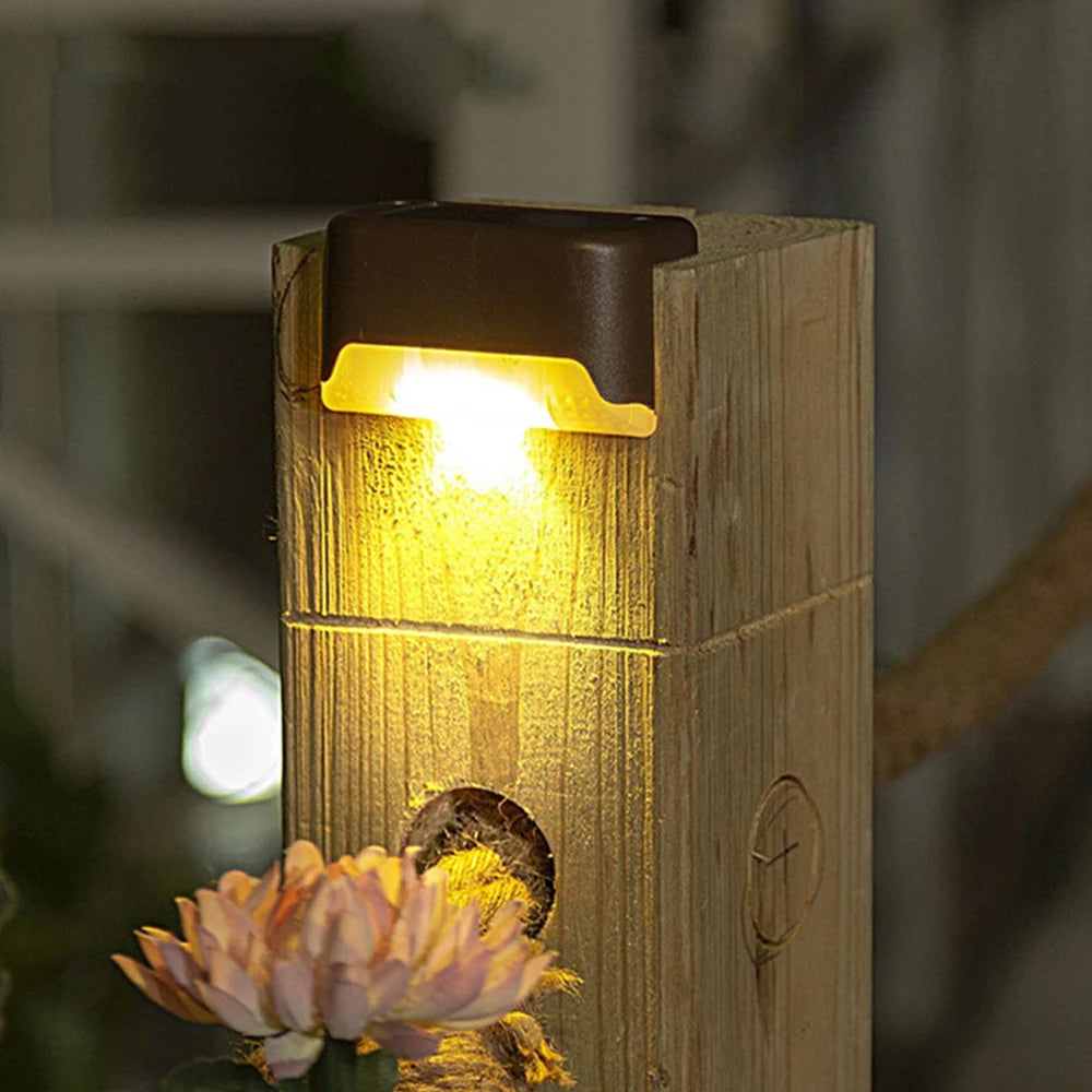 Solar Led Light, Easy to install; fits anywhere with tape and screws.