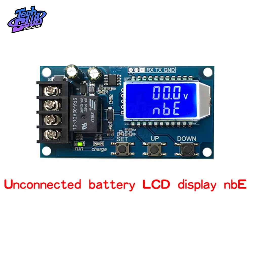 Automated battery control module for LCD displays, solar power, and lithium batteries.