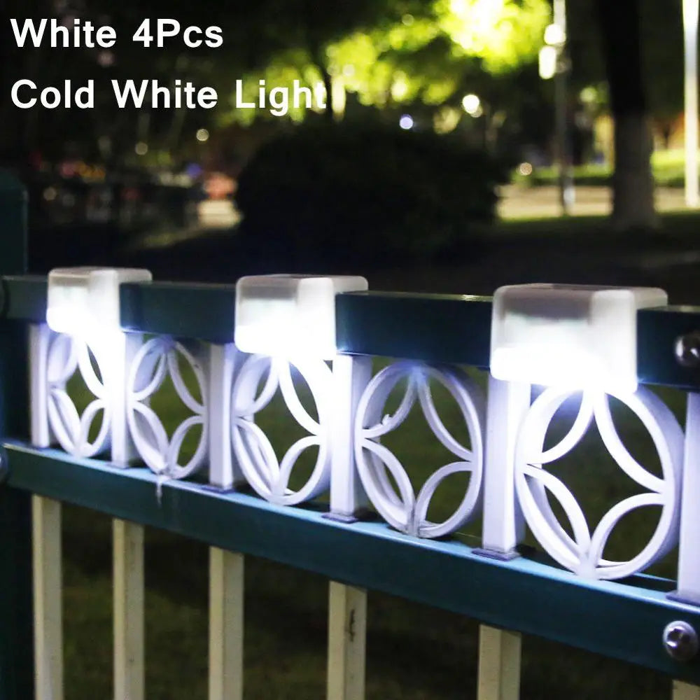 4pcs Path Stair LED Solar Light, 