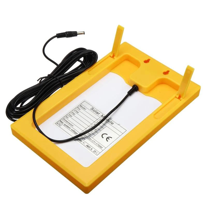 Solar Light Lithium Solar Power Panel, Off-grid solar lighting kit with 3 LED bulbs for compact energy-efficient lighting solutions.