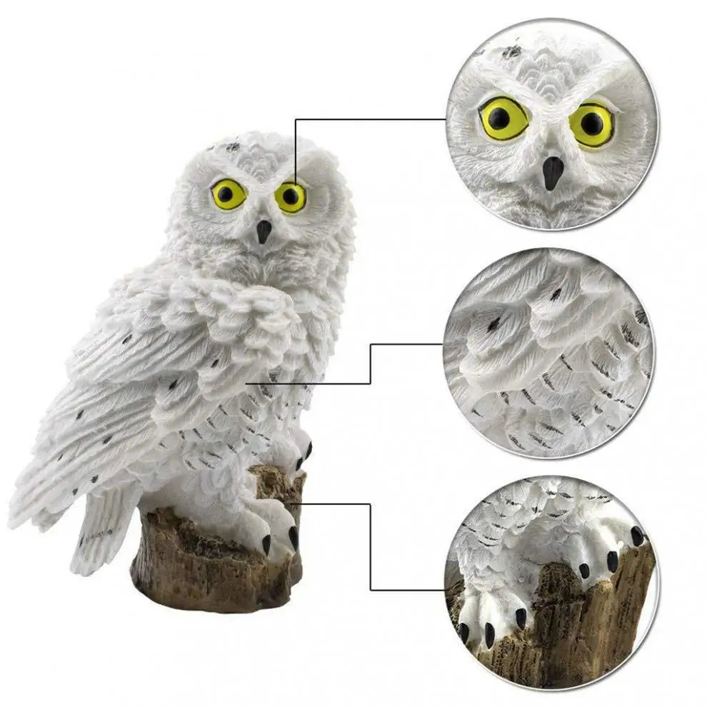 Solar Lamp Owl Animal Solar Garden Light, Instant installation for outdoor use on gardens, lawns, porches, and more.