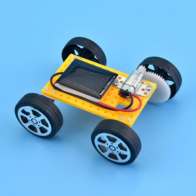DIY Mini Solar Powered Toy, DIY solar-powered car kit allows you to build and assemble a fun, educational toy.