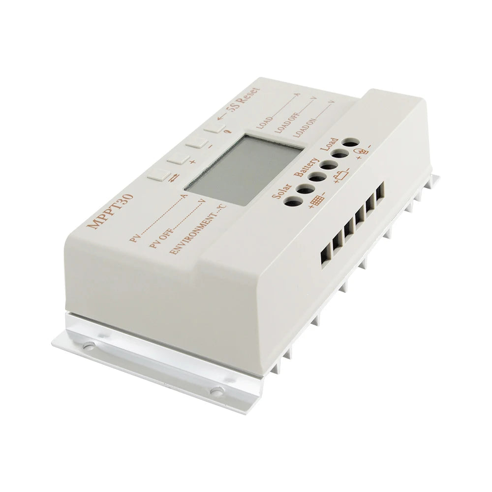 30A Solar Charge Controller, Low-voltage solar charge controller for small solar panel systems.