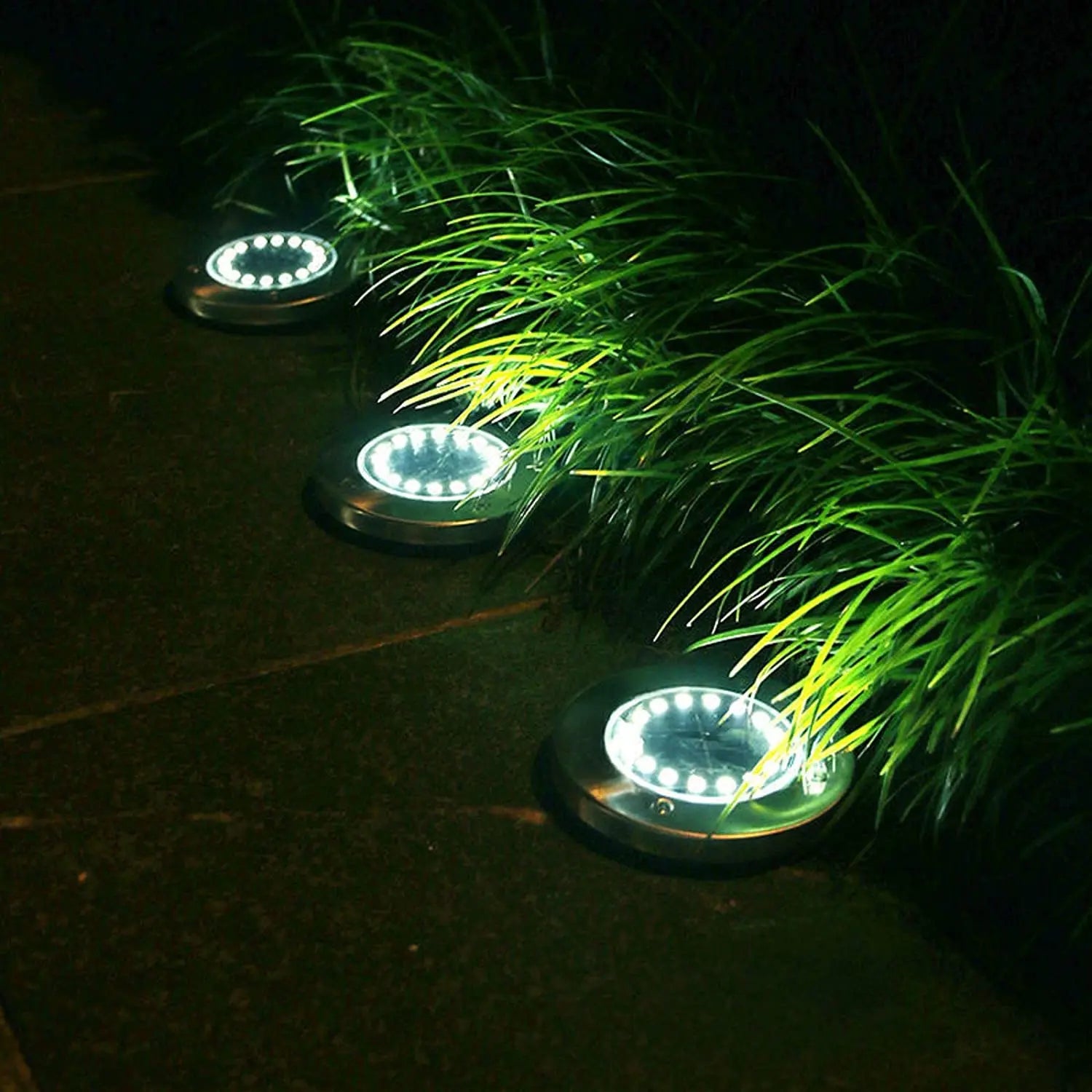 20LED Solar Power Disk Light,