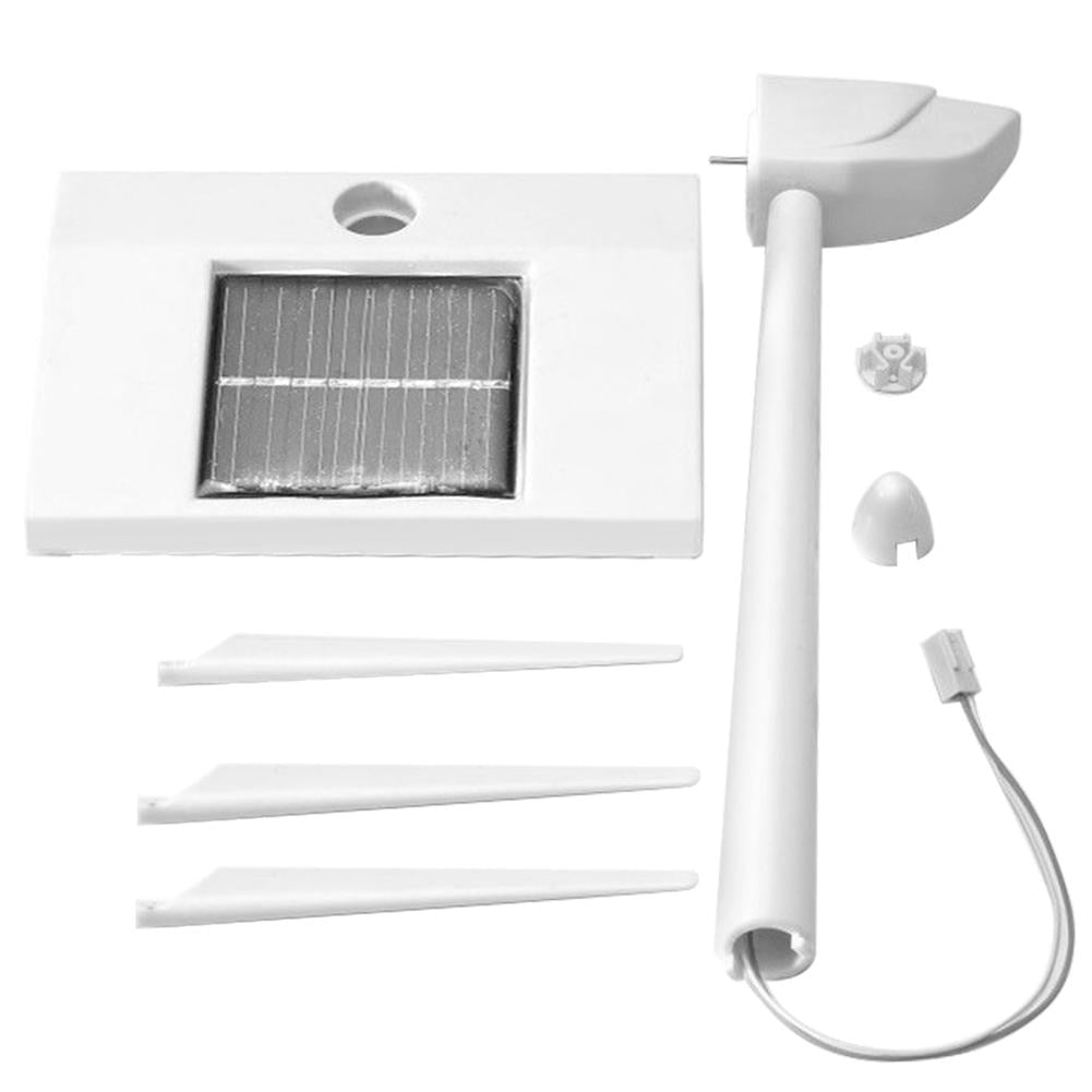 Molino de viento con energía solar, modelo de molino de viento 3D, juguetes educativos divertidos de ciencia, turbina de viento de plástico ABS para niños, juguetes de rompecabezas para niños