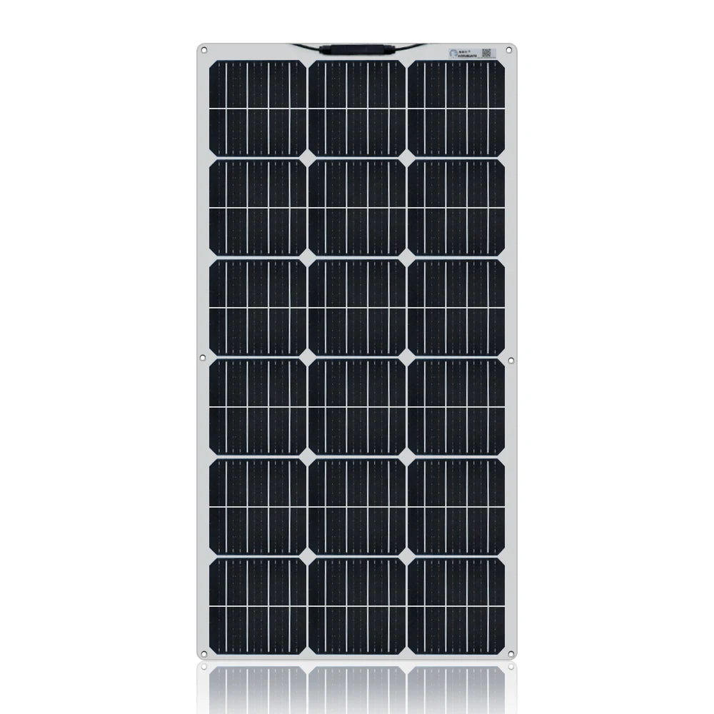 Flexible Solar Panel, Portable solar panel kit for camping, cars, and RVs, with 200W output and 18V monocrystalline panel.