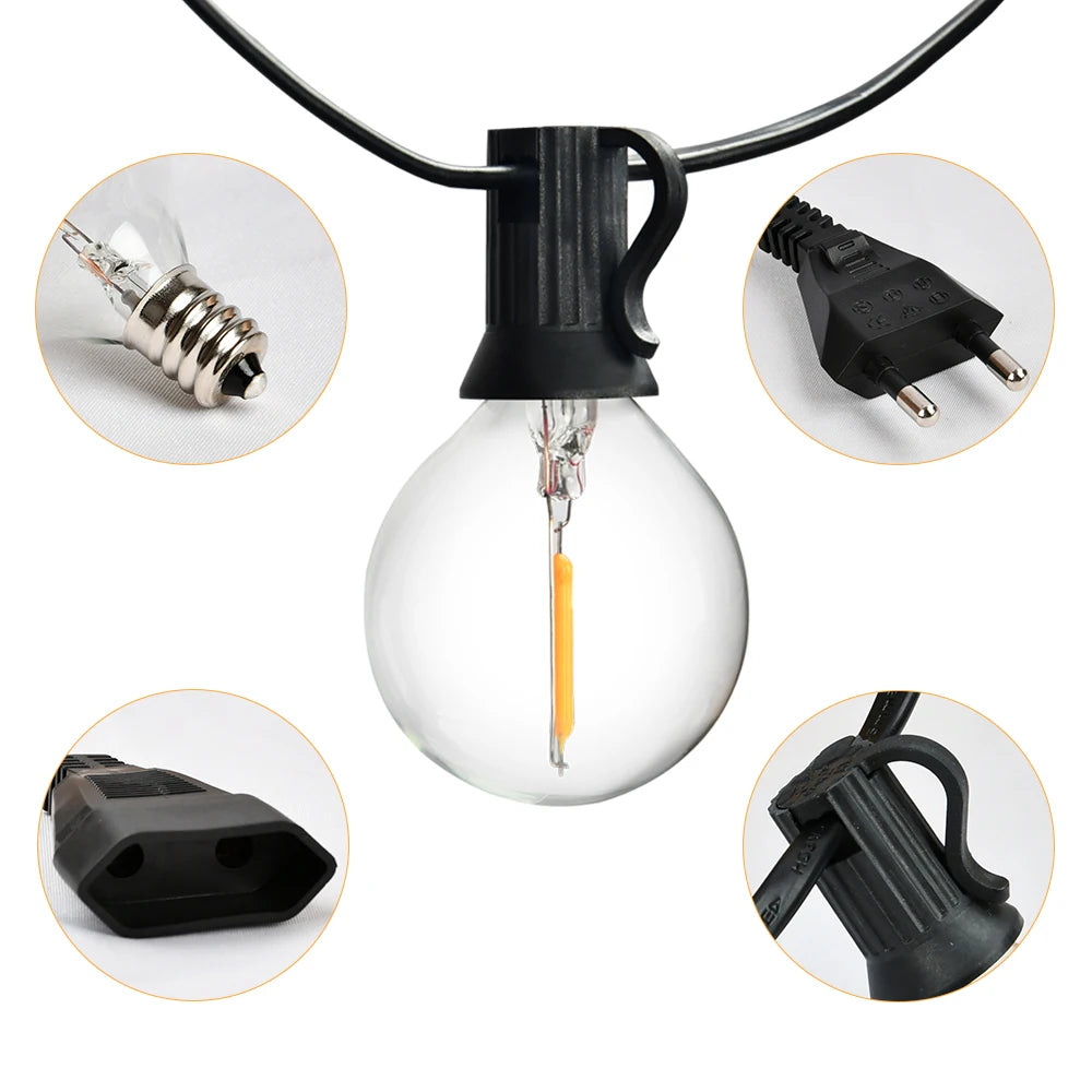 9M 18M  26M Festoon LED String Light, 