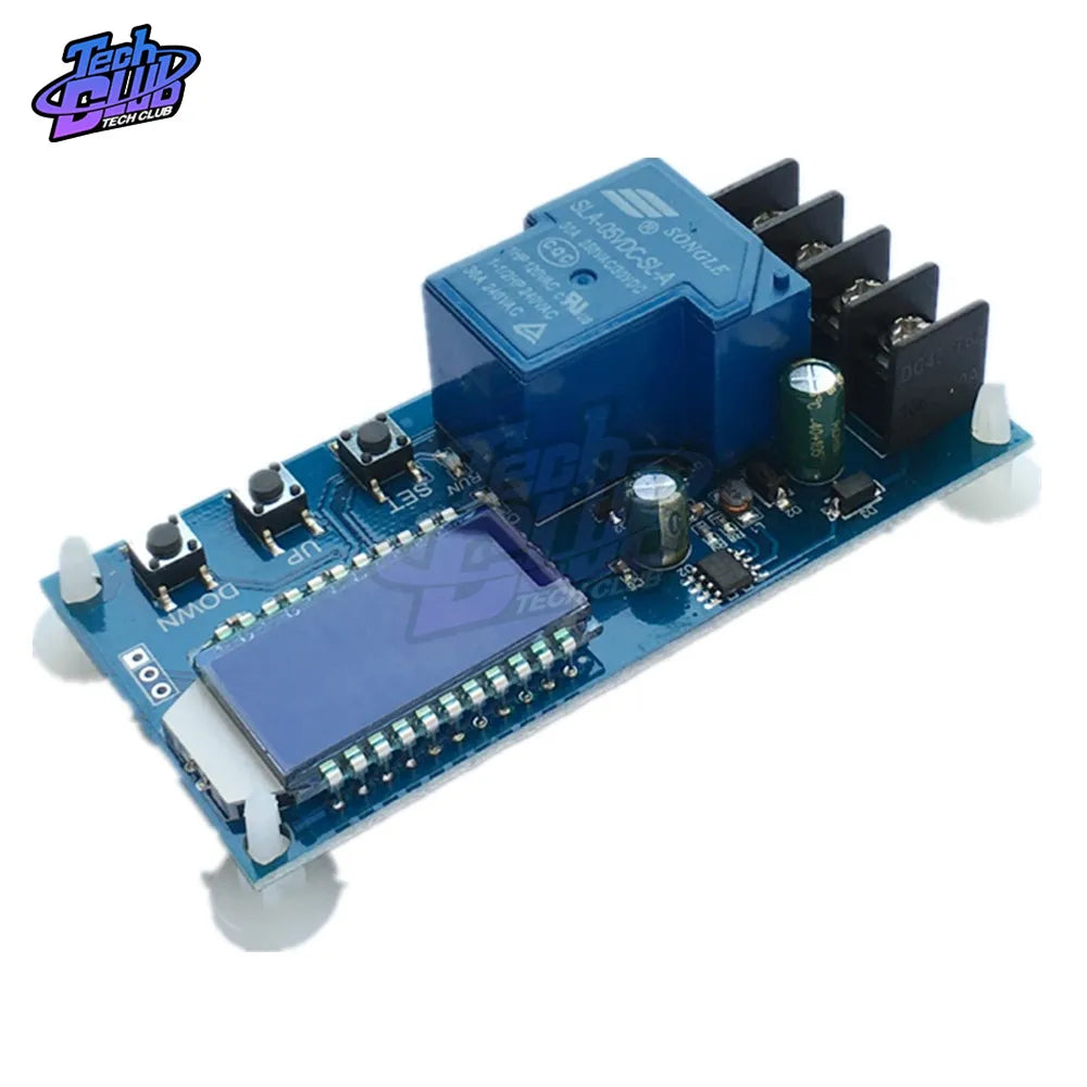Serial data upload and parameter setting function for UART communication with relay control and configuration options.