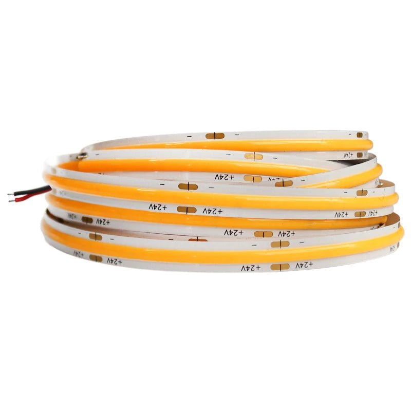 High Brightness COB LED Strip Light, High-density LED strip with brighter light and longer lifespan for improved heat dissipation.