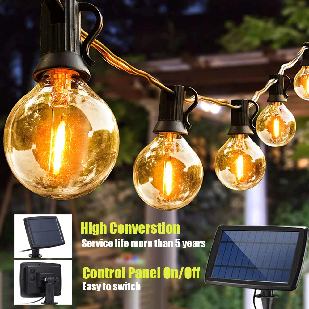 Solar Light, Solar-powered lamp with long-lasting design and simple on/off control.