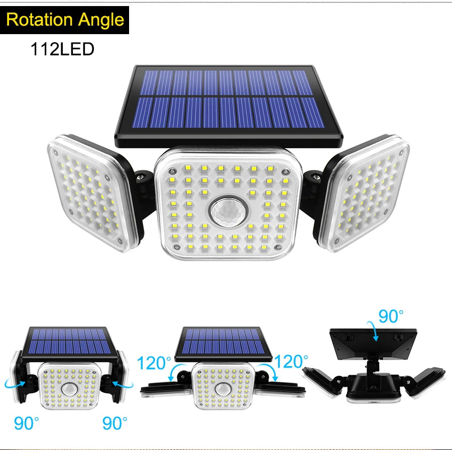 Adjustable lighting angle and water-resistant design make these solar lights perfect for outdoor use.
