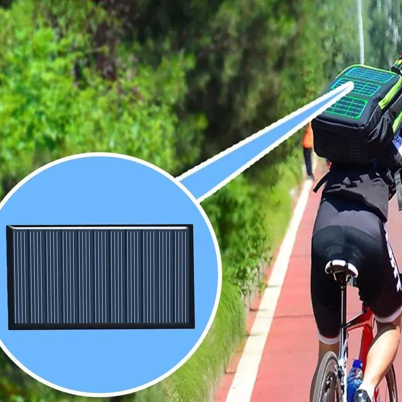 80x45mm 5V 75mA Solar Panel, 80*45mm solar panel with high conversion rate and efficiency; suitable for charging small devices.