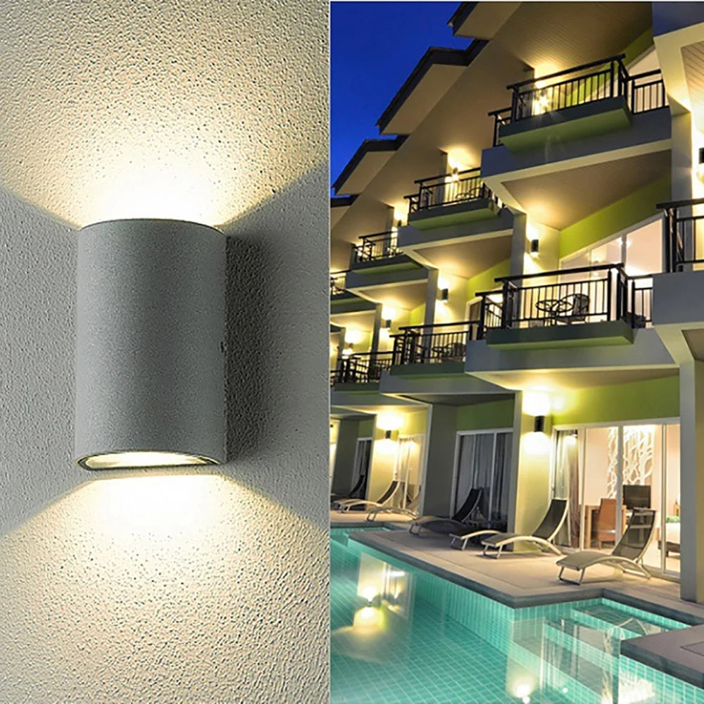 SANDIY Outdoor Wall Lamp Waterproof Night Light, Waterproof outdoor lighting suitable for various settings like homes, bars, cafes, and outdoor spaces.