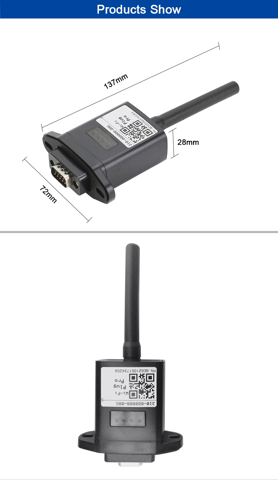 WIFI module for specific solar inverter products only: POW-HVM-5.5H-48V and POW-HVM-3.5H-24V.