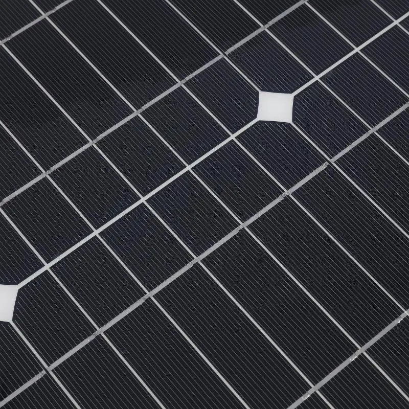 Professional 100W 12V Solar Panel, Color variation due to lighting differences between screens and images.