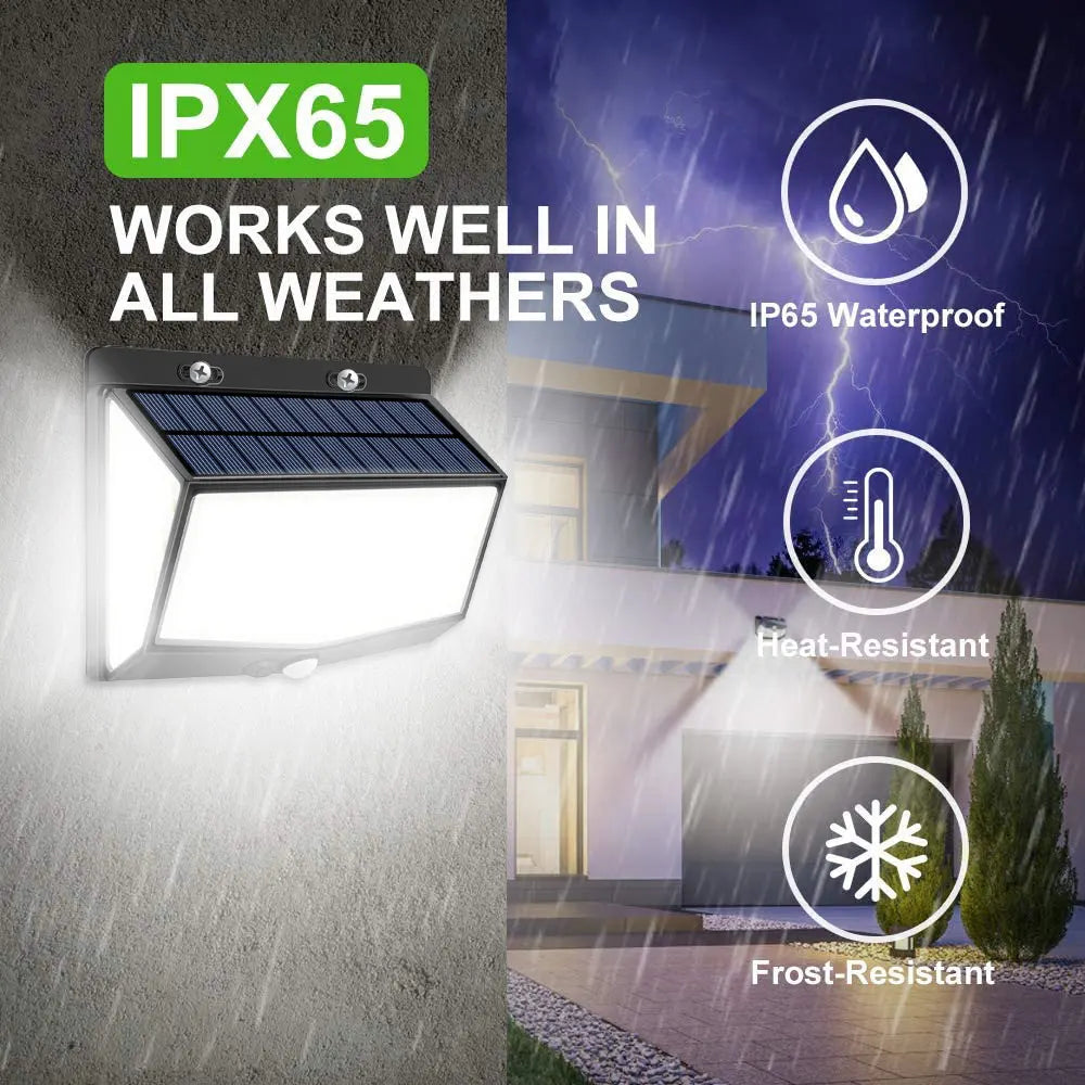 Waterproof lamp suitable for use in rainy, snowy, or frosty conditions.