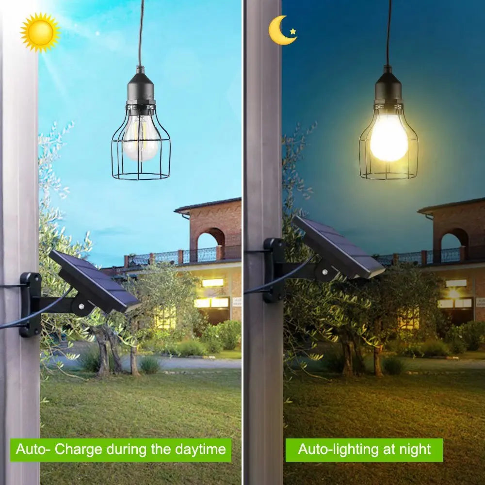 Solar Lamp Outdoor Garden Light, Automatically charges during the day and illuminates at night.