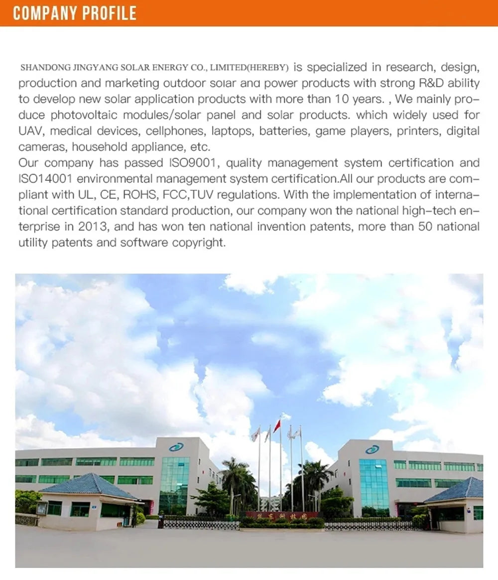 JINGYANG long lasting Semi Flexible solar panel, Shandong Jingyang Solar Energy Co., Ltd. specializes in solar products with over 10 years R&D experience.