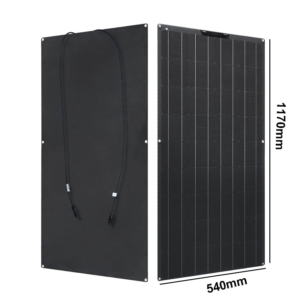 600w 300w 200w flexible solar panel, Charges 12V batteries to prevent dead-starts and ensure reliable ignition.