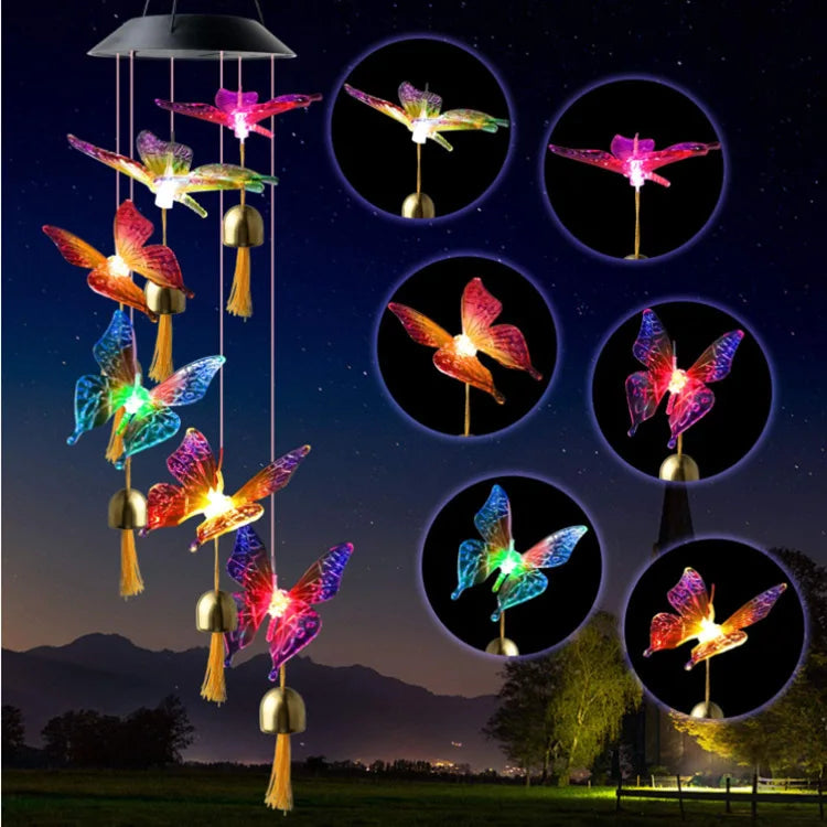 Romantic wind chimes symbolizing love and affection.
