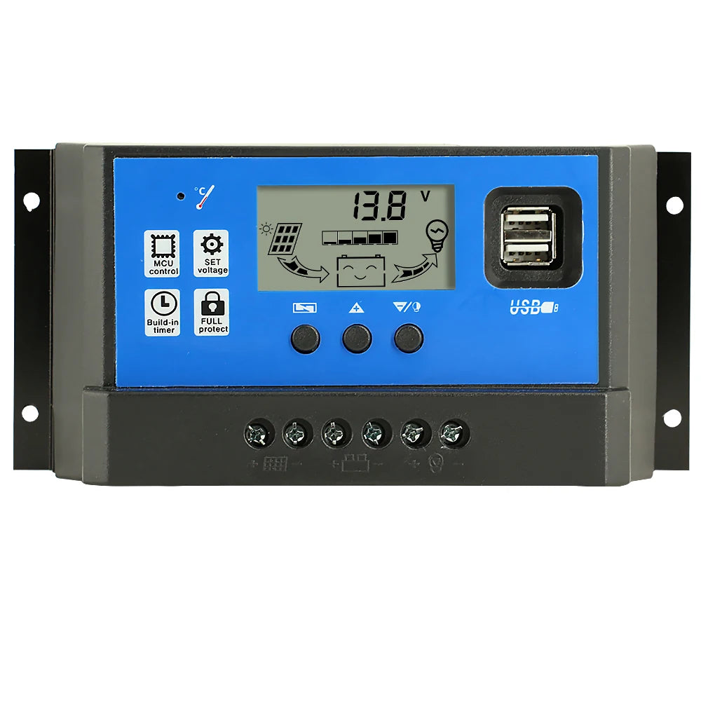 Solar Charge Controller, Current Protection with MCU Set Control and Adjustable Voltage up to 8S80.