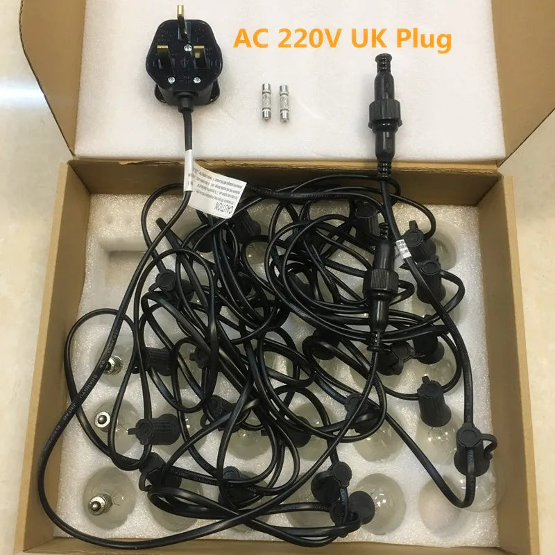 25Ft. LED G40  Bulb String Light,