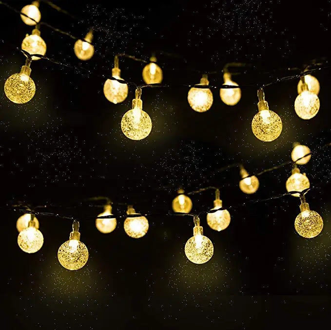 8 Modes Solar Light, Long-lasting solar-powered light provides bright illumination for over 8 hours at night after daytime charging.