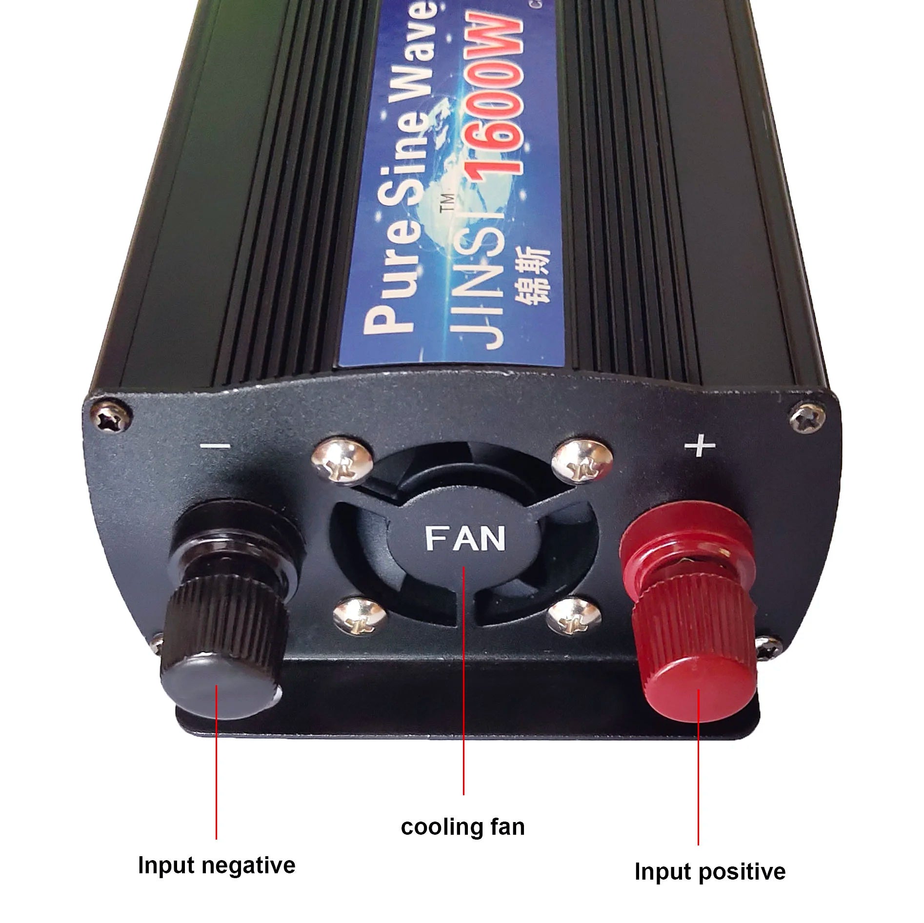 Pure sine wave inverter converts DC power to AC for home and car use, suitable for solar energy systems.