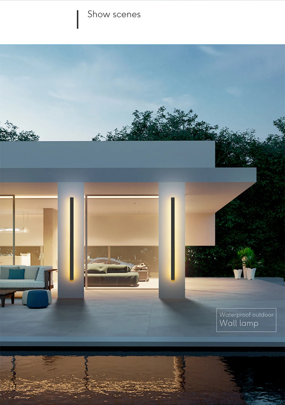 Waterproof Outdoor Wall Lamp for Durable Lighting