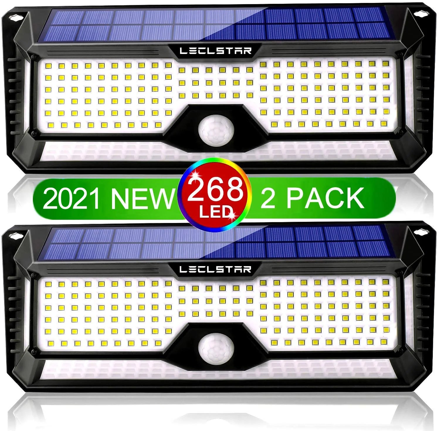 268 LED Reflector Solar Power Patio Light, 268 LED Reflector Lights, a new arrival by Lezlstar, perfect for outdoor decoration.