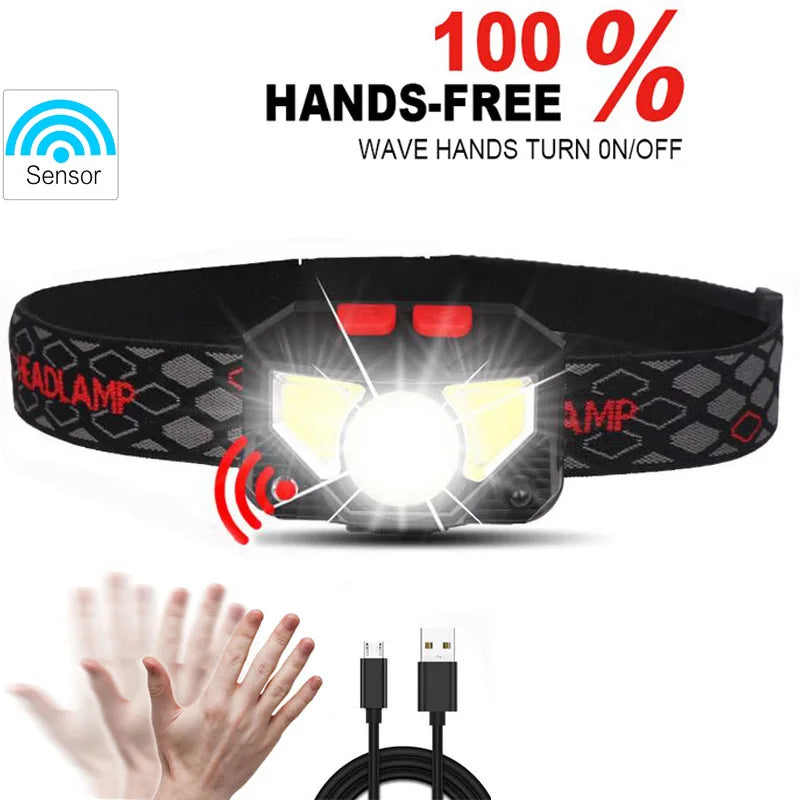Wave hands-free: simple gestures control on/off with motion sensor and LED light.