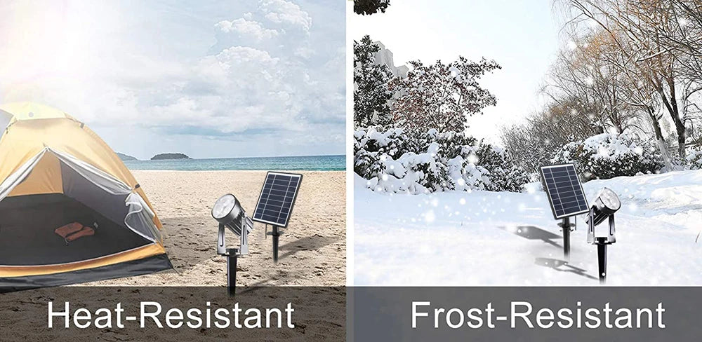 1 TO 4 RGB Outdoor Solar Landscape Light, Robust against extreme temperatures and frost, this product is designed for durability.