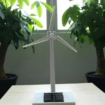 Solar Powered Windmill Toy 3D Windmill Model - Education Fun Science Toys ABS Plastics Wind Turbine for Kids Boy Puzzle Toys