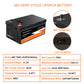 Nova bateria LiFePO4 48V 70Ah - bateria BMS LiFePO4 integrada de 48V para sistema de energia solar RV House Trolling Motor isento de impostos