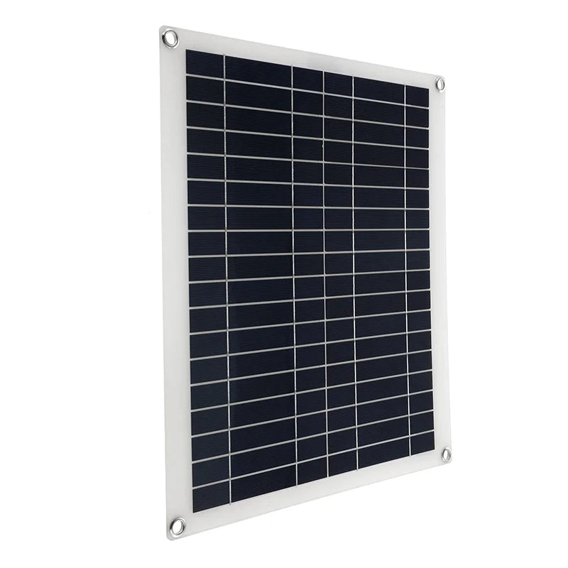 12V/24V Solar Panel, Solar power kit for 12V/24V systems with 50W panel, controller, and 800W/1000W inverter.