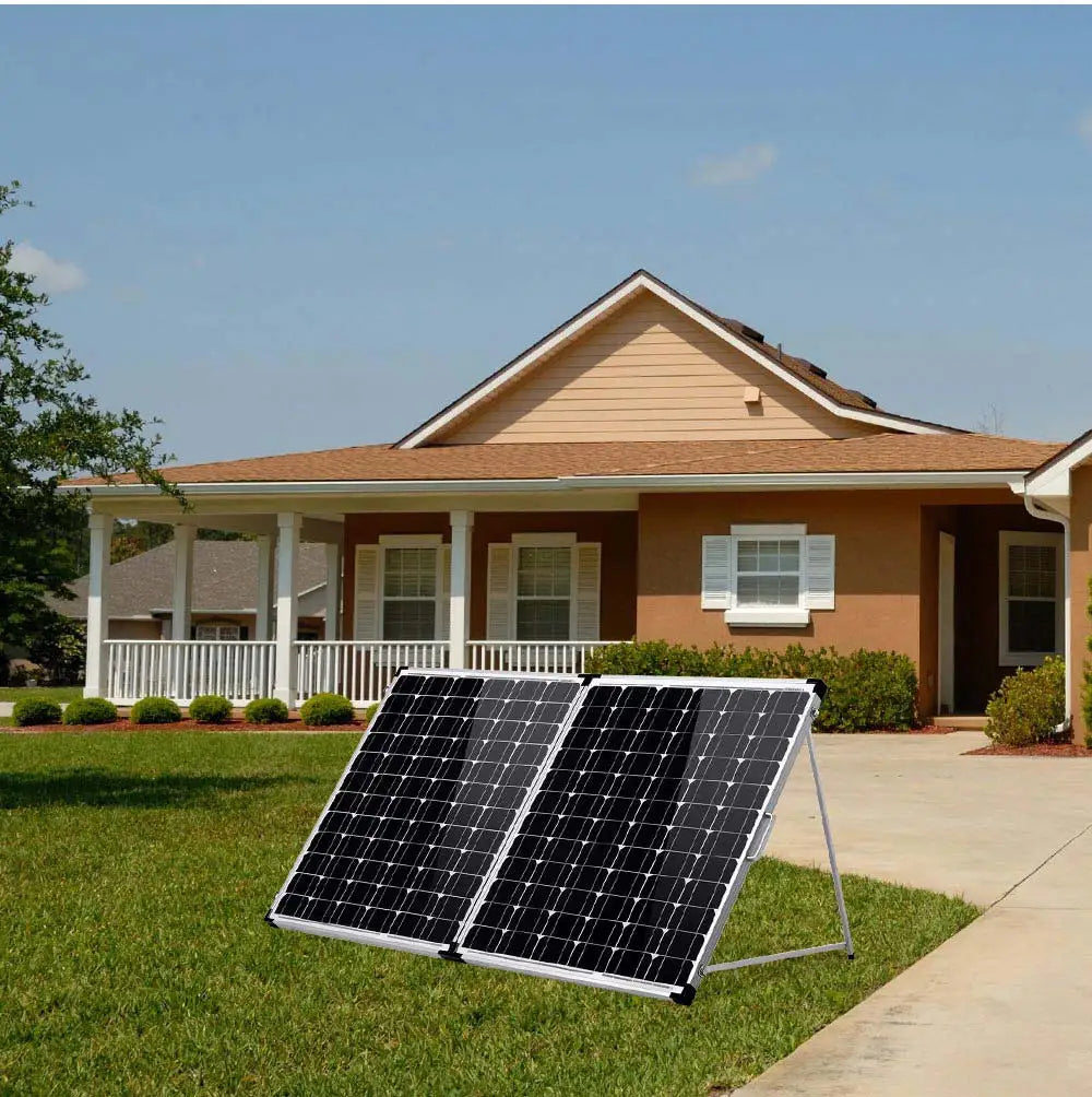 Dokio 100W 160W 200W Foldable Solar Panel, NOCT Solar Panel, FSP-200 model, monocrystalline silicon, 200W max power.