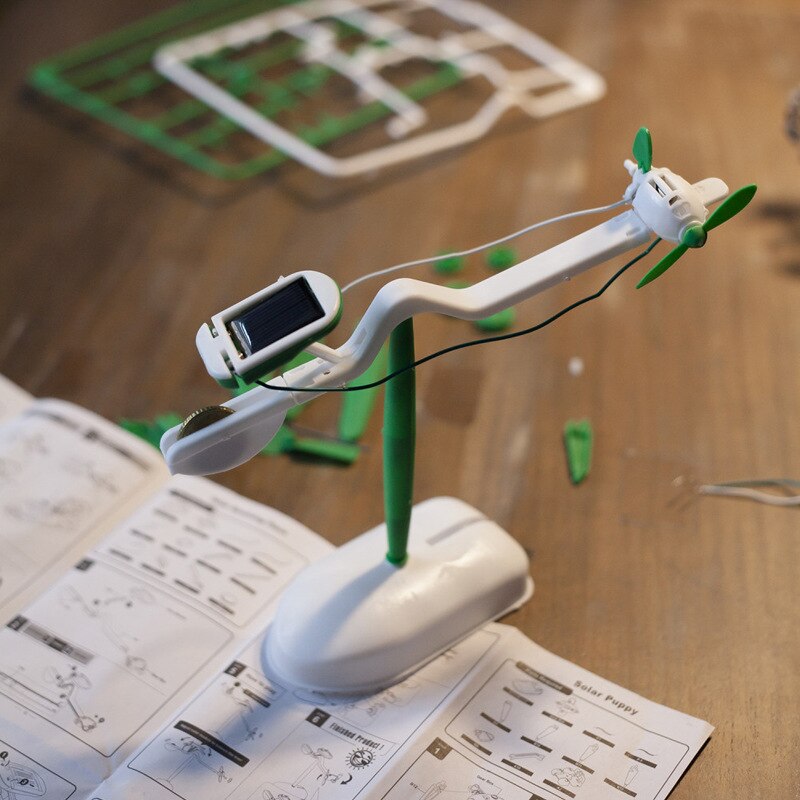 Nouveaux jouets bricolage 6 en 1 Kit robotique à énergie solaire - voiture électrique éducative garçons jouet cadeau pour les enfants
