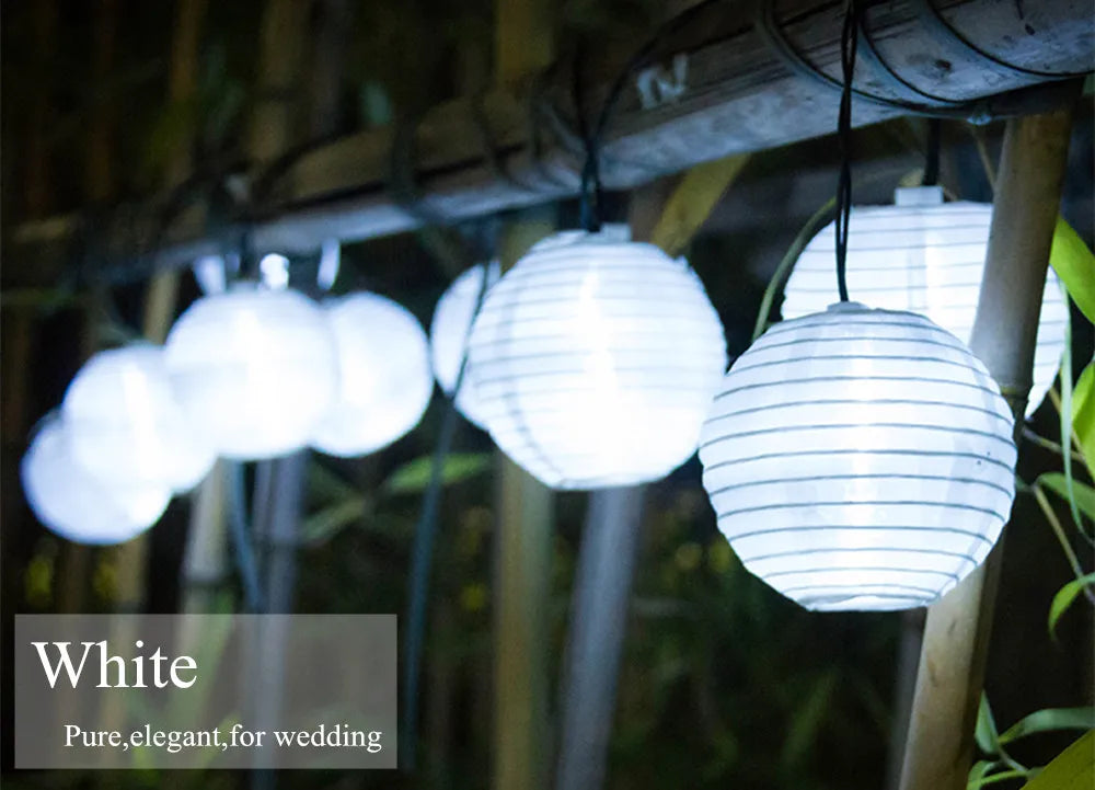 Solar Led Light, Elegant white solar lanterns for outdoor weddings and events